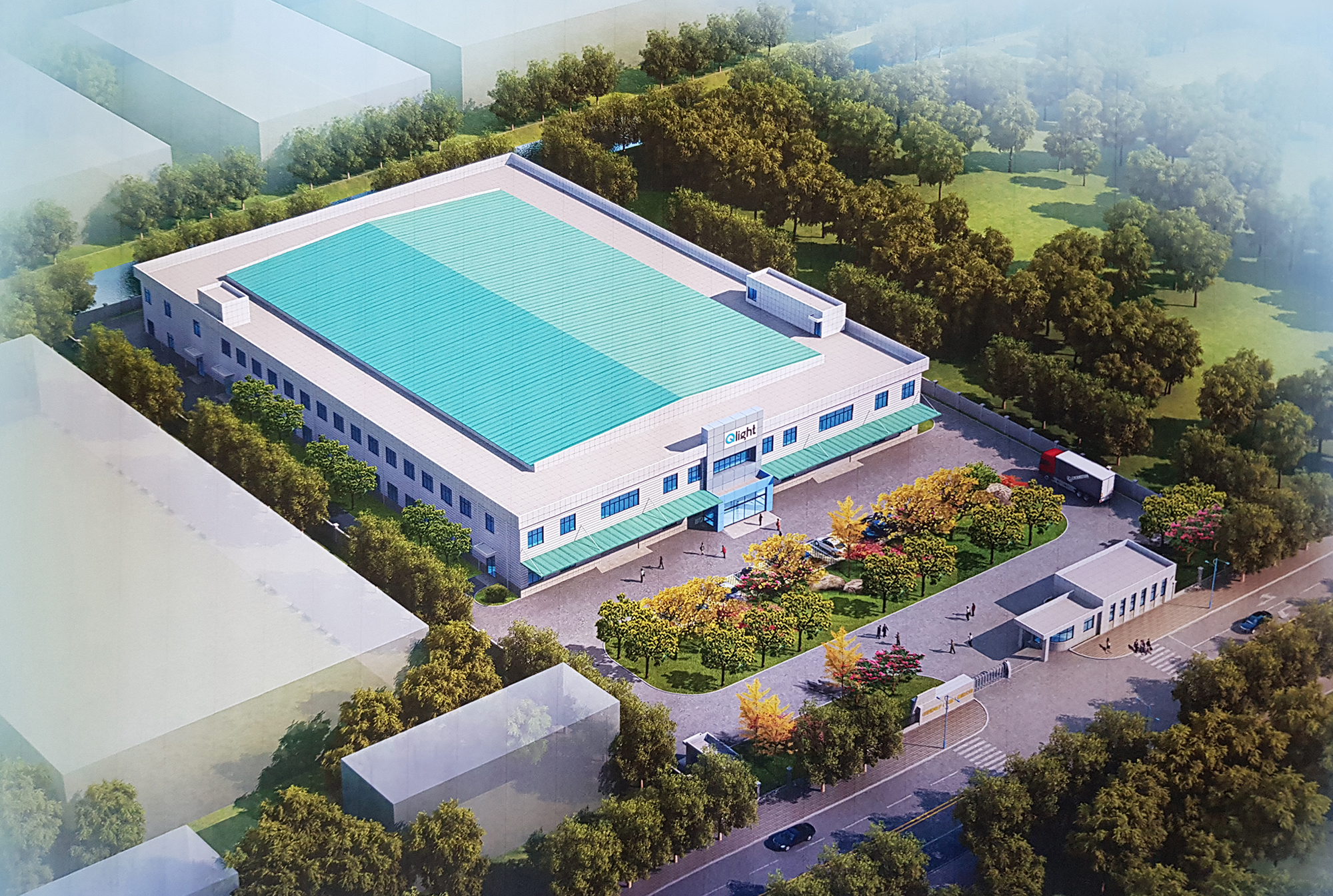 Qlight Begins Construction the Qidong Factory, China