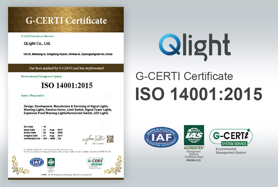 Global Integrated ISO 14001 Certification Acquired