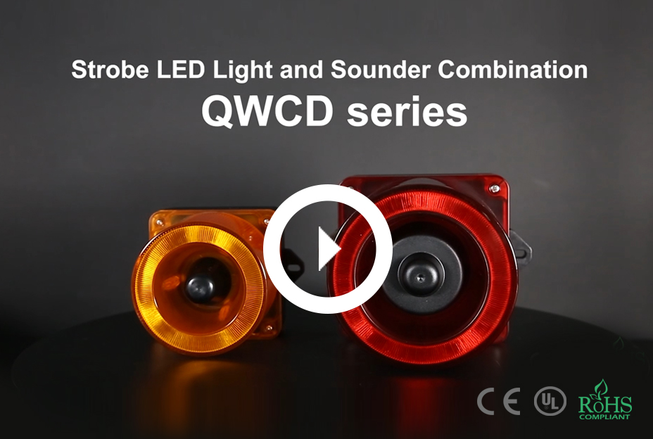 Strobe LED Light and Sounder Combination QWCD