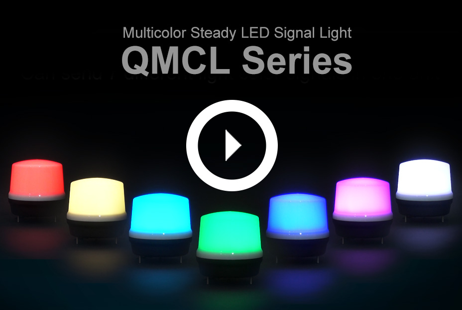 Multicolor Steady LED Signal Light, QMCL series