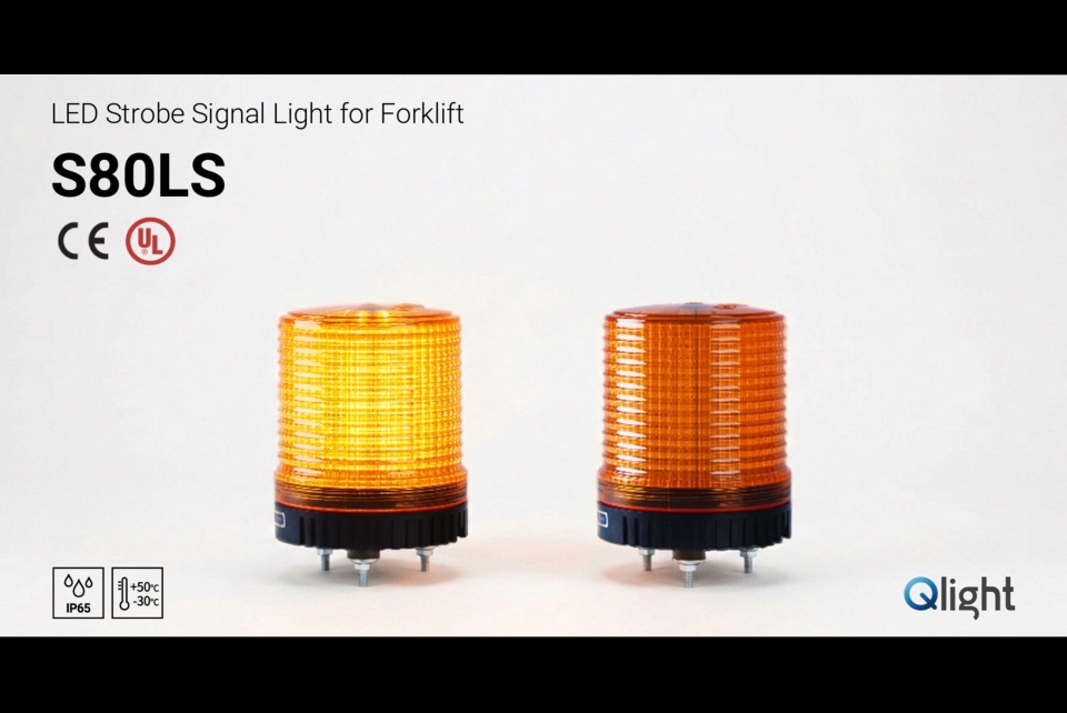 Đèn tín hiệu nhấp nháy LED sử dụng cho xe nâng Ø80mm S80LS