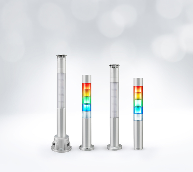 Colonne lumineuse LED mince antidéflagrante et étanche à la poussière