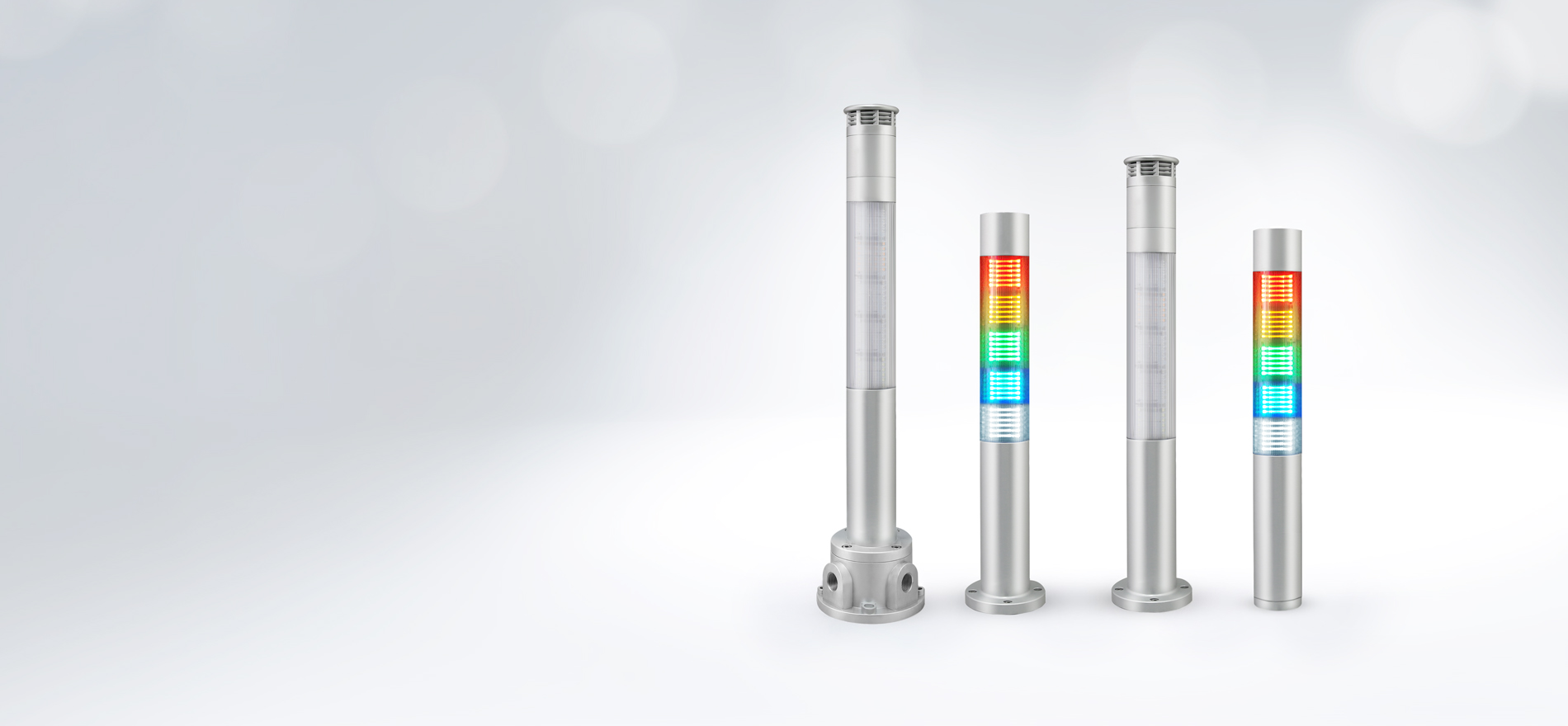 Colonne lumineuse LED mince antidéflagrante et étanche à la poussière