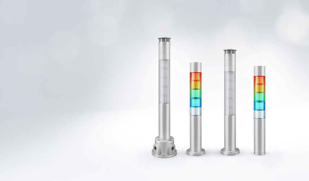 Colonne lumineuse LED mince antidéflagrante et étanche à la poussière