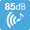 85dB