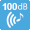 100dB